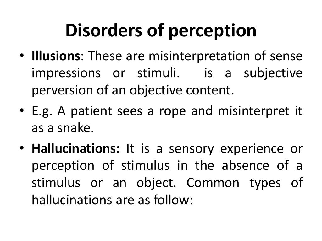 Psychiatric terminologies