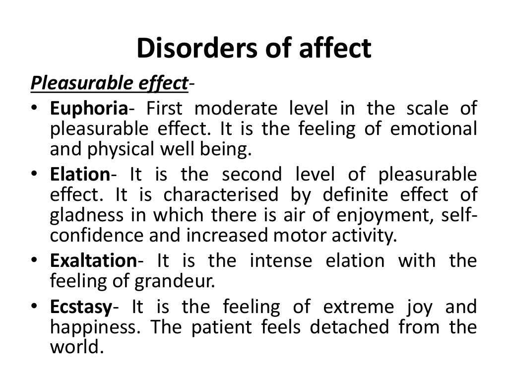 Psychiatric terminologies