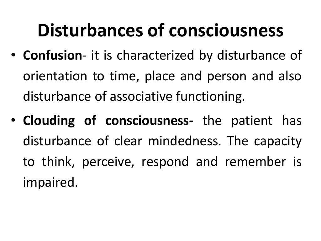 Psychiatric terminologies