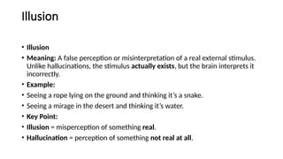 Misperception Example Importance psychiatry terms which help for the learning the psychology ...