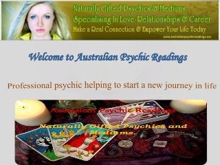 Welcome to Australian Psychic Readings
 