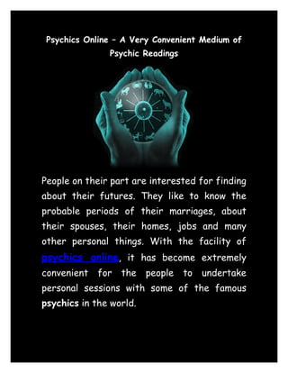 Psychics online