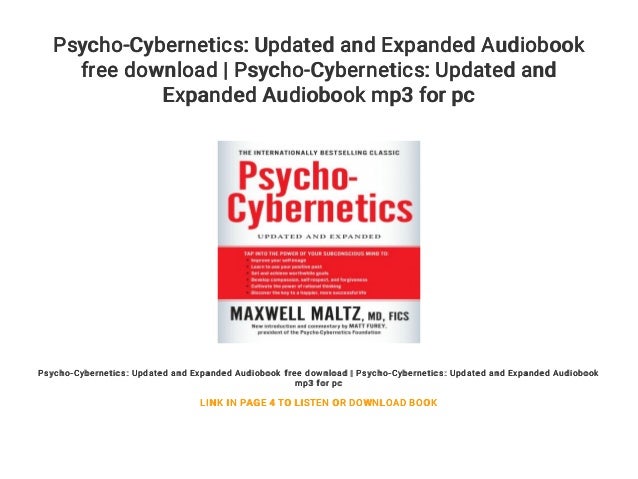 psycho cybernetics audio book free psycho cybernetics audio book free