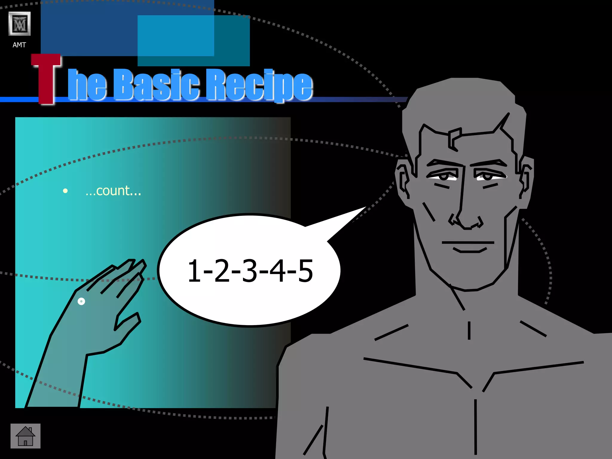 AMT
T
• …count...
he Basic Recipe
1-2-3-4-5
 
