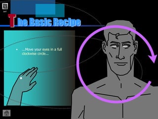 AMT
T
• ...Move your eyes in a full
clockwise circle...
he Basic Recipe
 