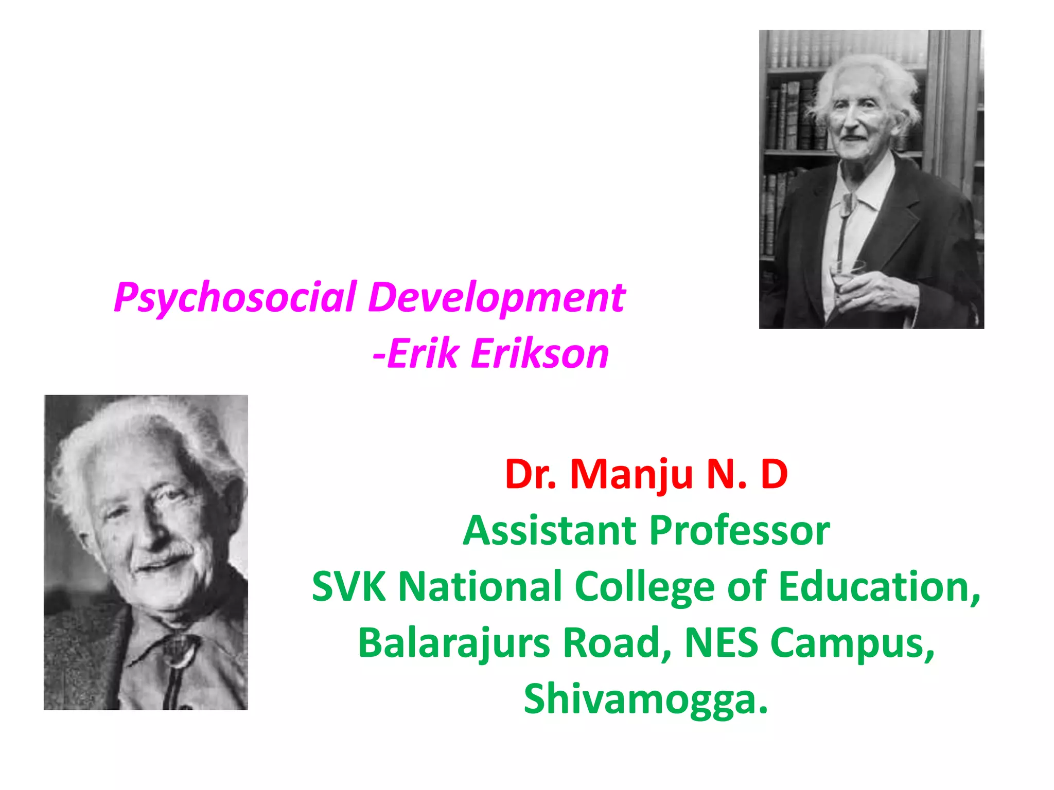 Psycho social development | PPT