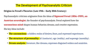 Psychoanalysis and Defense Mechanisms | PPTX