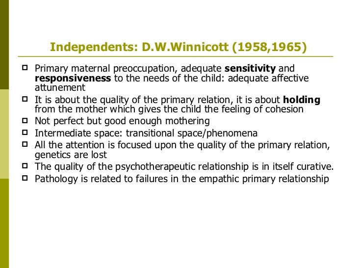 Psychoanalysis & development