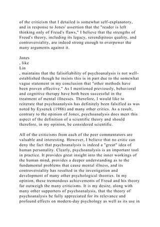 Psychoanalysis Freuds Revolutionary Approach to Human Personal.docx