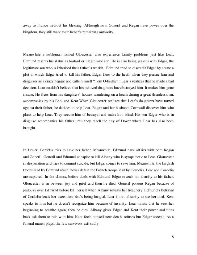 King lear identity essay