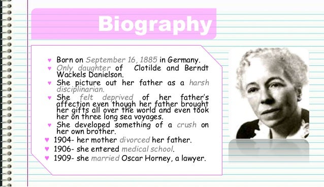 Karen horney biography