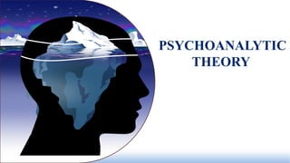 PSYCHOANALYTIC
THEORY
 