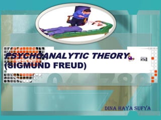 PSYCHOANALYTIC THEORY
(SIGMUND FREUD)

DINA HAYA SUFYA

 