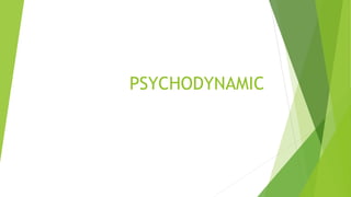 PSYCHODYNAMIC
 