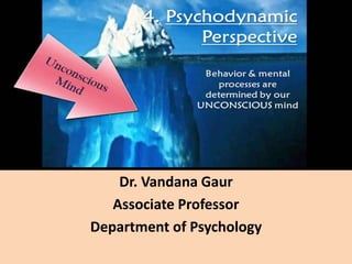 Dr. Vandana Gaur
Associate Professor
Department of Psychology
 