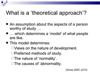 Photo inspiration: Fresh Look at Psychodynamics Lecture 1 2011 Version
