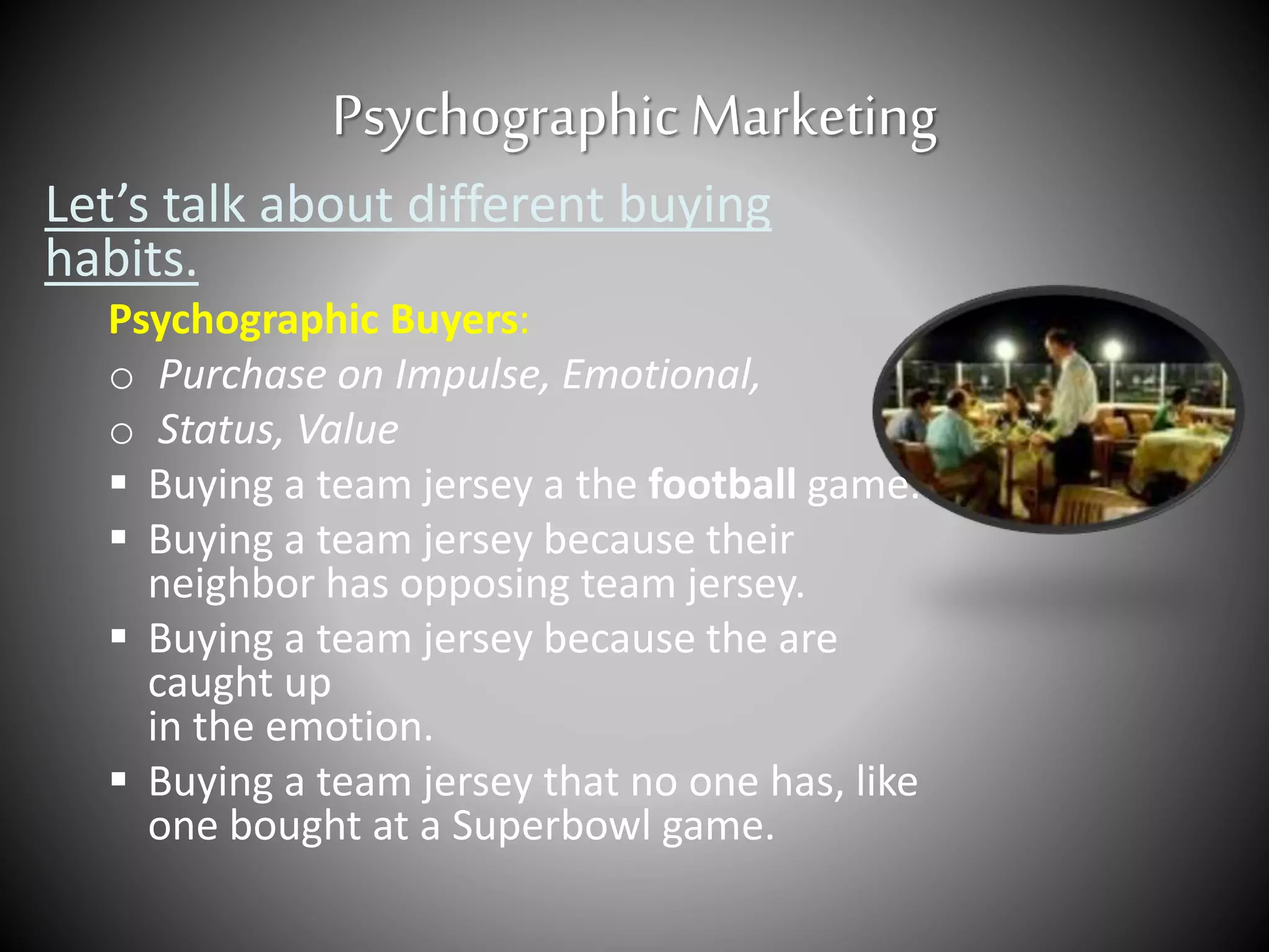 Psychographic Marketing | What You Show Know | PPTX