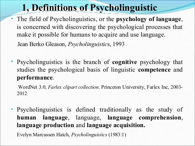 psycholinguistics and foreign language teaching psycholinguistics