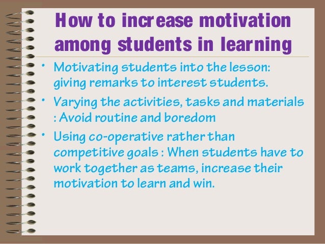 motivation to learn english among college motivation to learn english among college