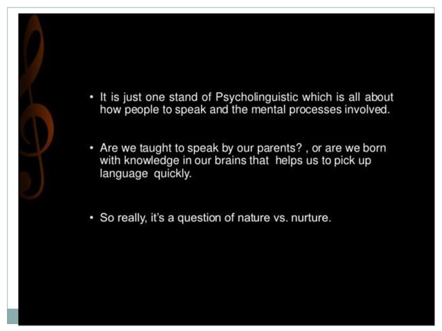 Psycholinguistics | PPTX | Science