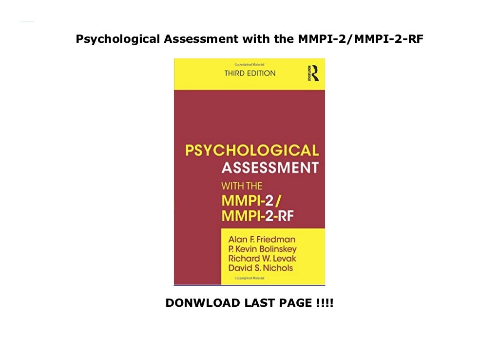 what does the mmpi 2 rf measure what does the mmpi 2 rf measure