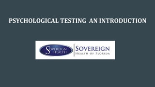 PSYCHOLOGICAL TESTING AN INTRODUCTION
 