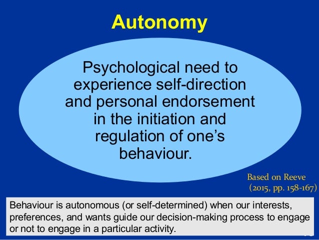 Image result for autonomy psychology