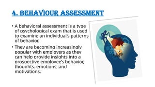 PSYCHOLOGICAL ASSESSMENT AND TEST, for 1st semester B.sc nursing and ...