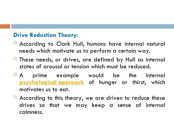 Psychological Concepts Motivational Theory