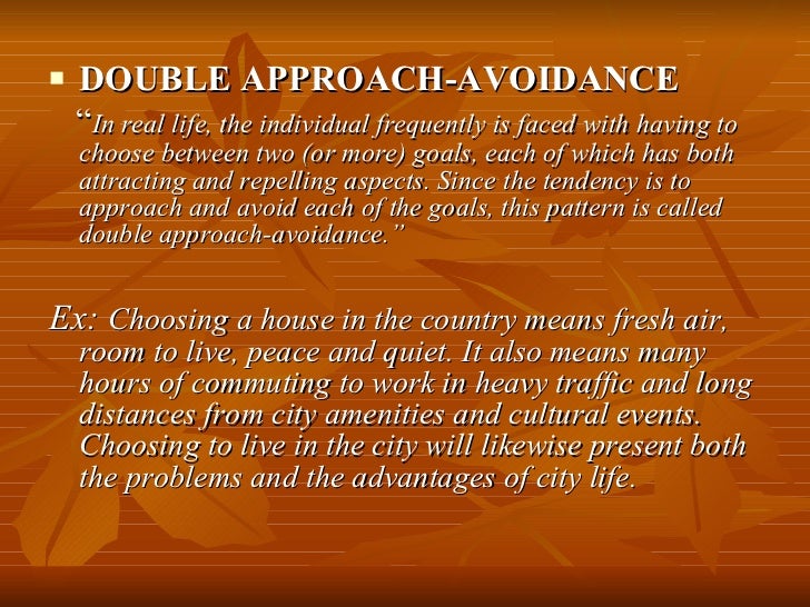 Double Approach Avoidance Conflict Examples – OYPUA