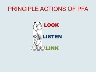 Psychological first aid_ final | PPTX | First Aid | Injuries