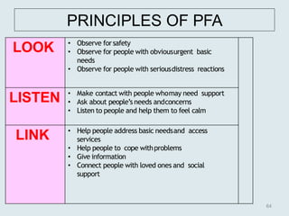 Psychological first aid_ final | PPTX | First Aid | Injuries