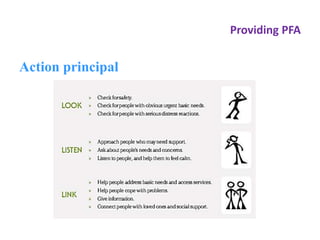 Providing PFA
Action principal
 
