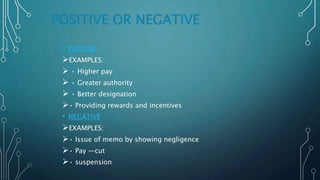 Negative Incentive Examples Psychological foundations of education.com