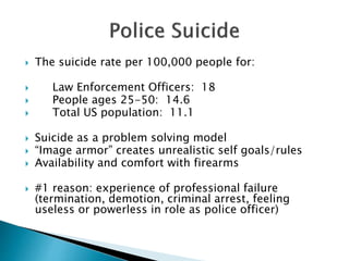 Psychological Issues Within Law Enforcement