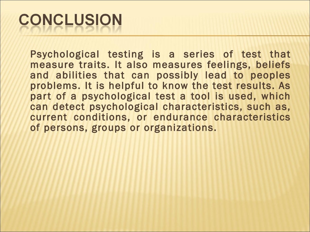 Psychological test meaning, concept, need & importance
