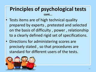 Psychological tests | PPTX