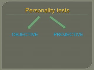 Psychological tests | PPTX