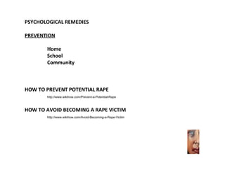 Psychological treatment for abused women and children