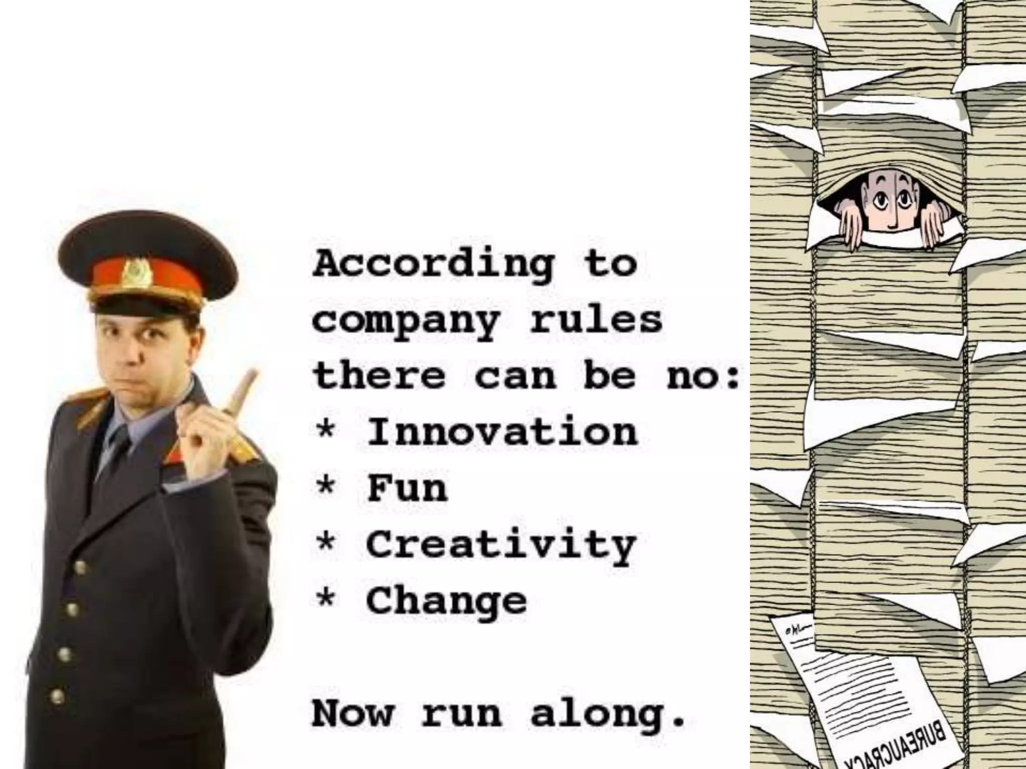  Fast, flexible, inexpensive, clear  accountability.- Inadequate for large organizations.