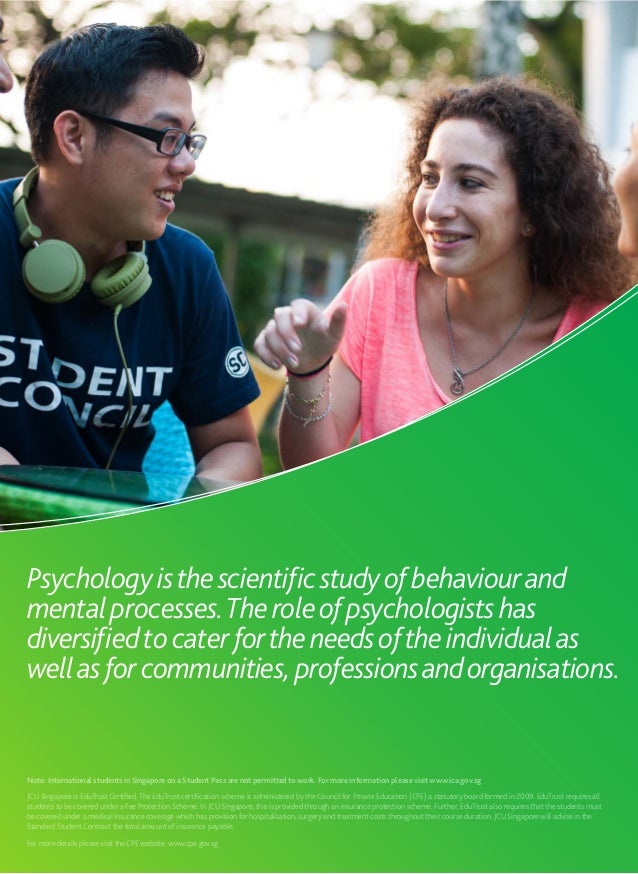 Psychology Program JCU Singapore