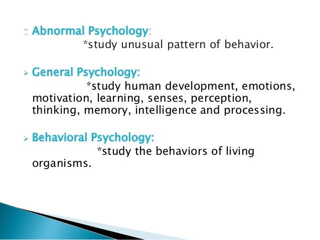 The Perception Of Abnormal Psychology