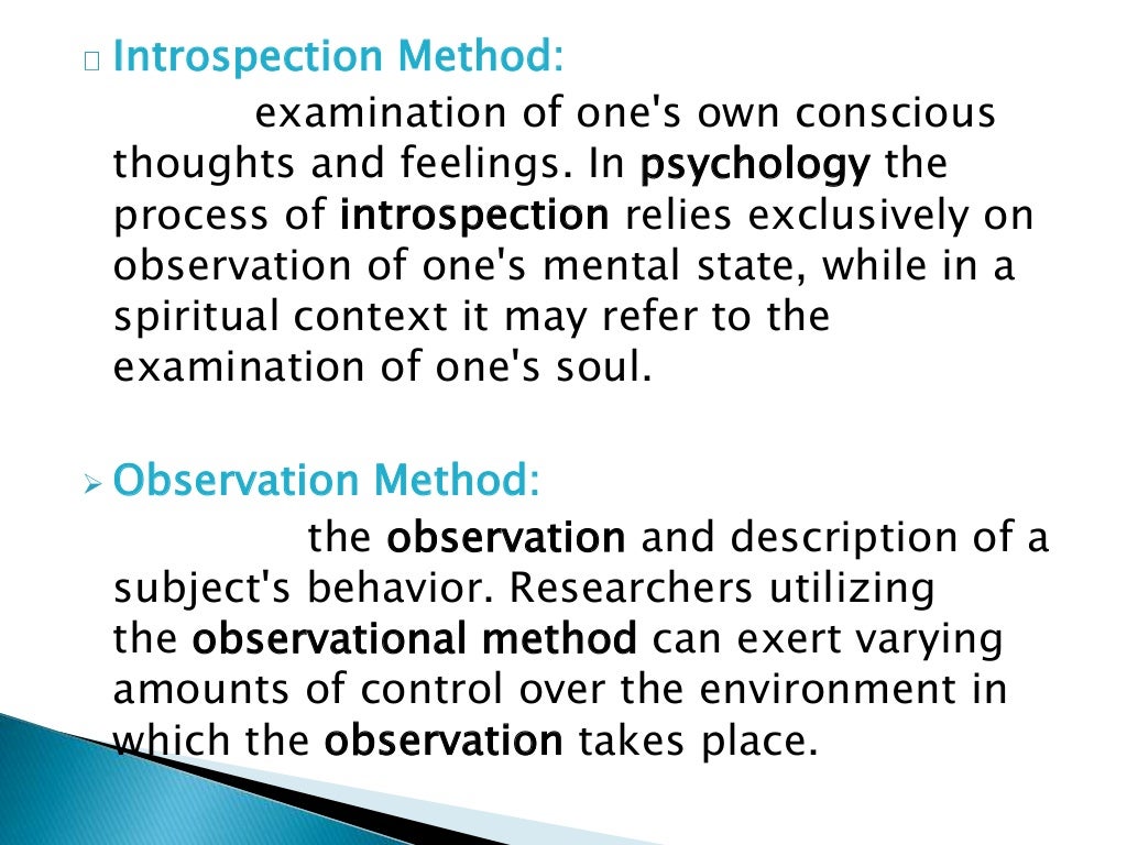 PsychologyMeaning, Scope, Branches and Methods