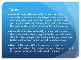 Classical Conditioning | PPTX