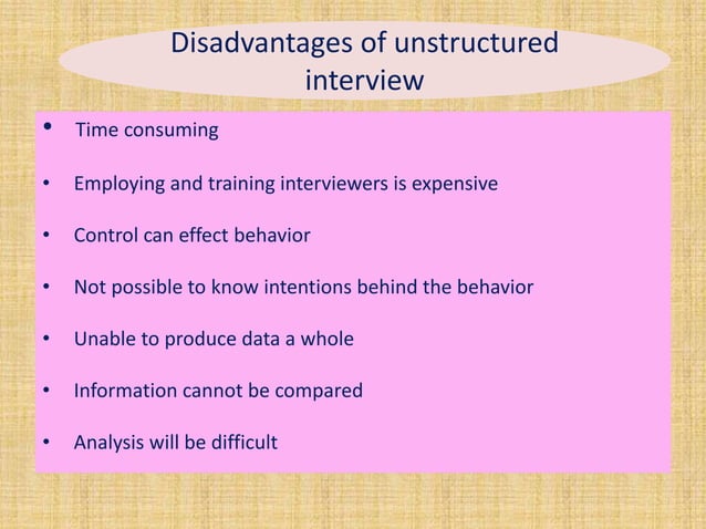 Interview Method of Psychology | PPT
