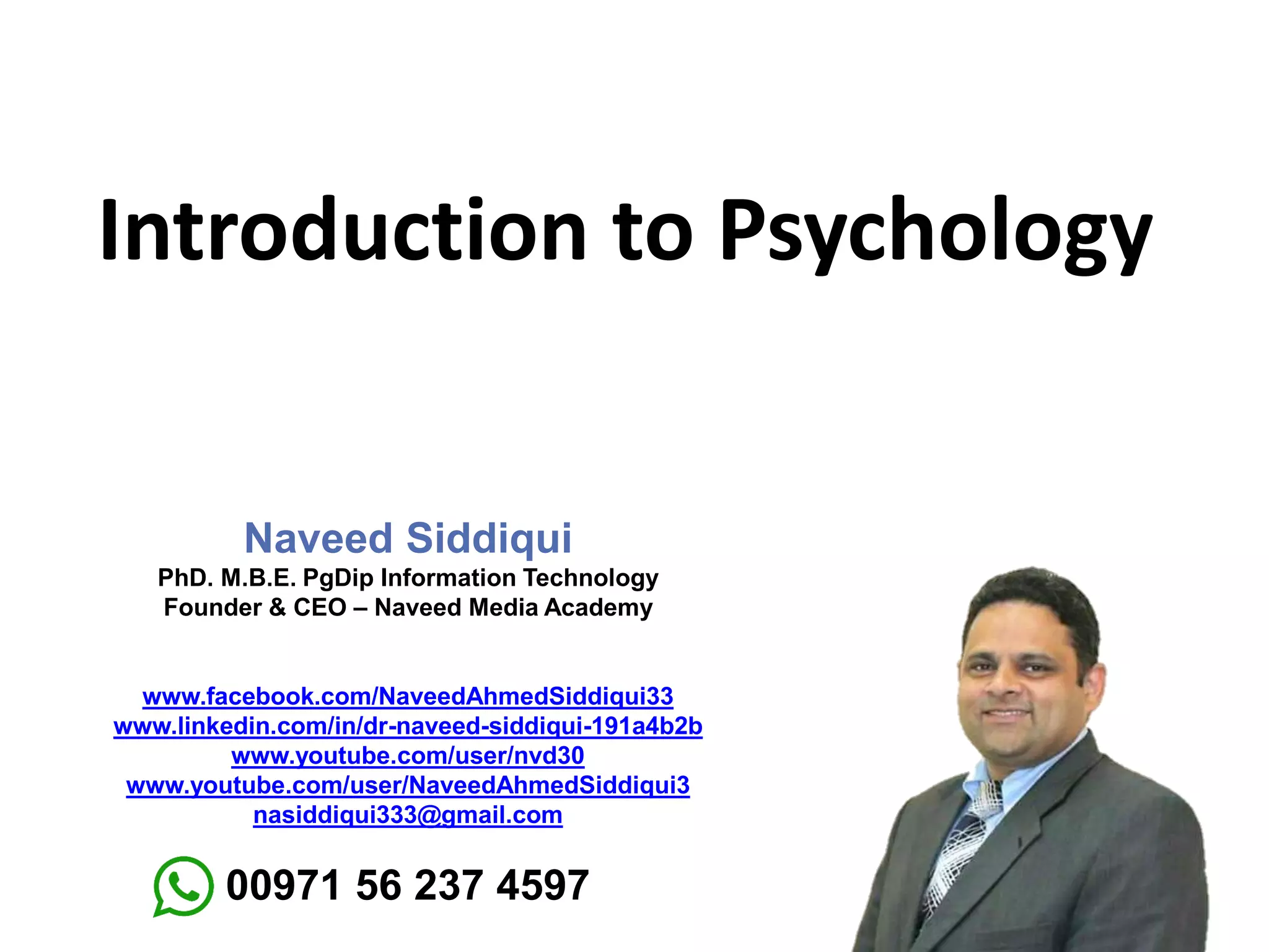Introduction to Psychology | PDF