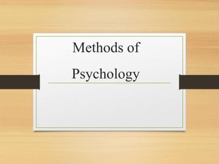 Psychology