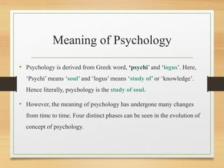 Psychology