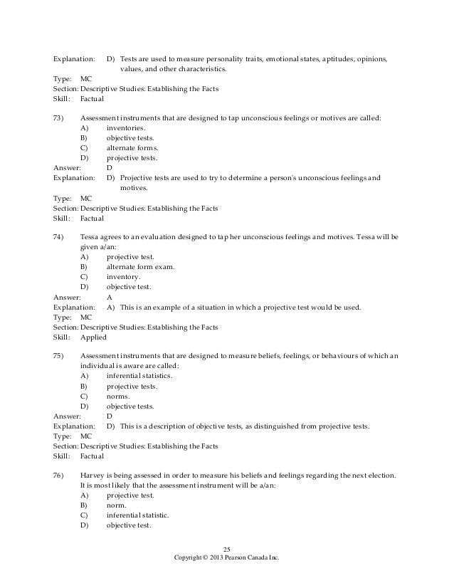Psychology 4th Edition Wade Test Bank
