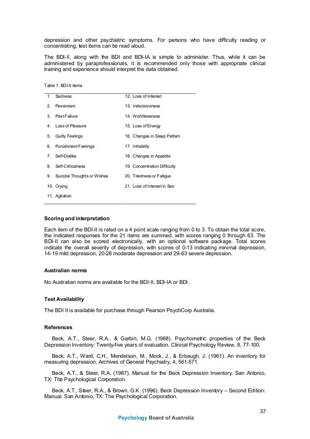 Psychology boardnationalpsychologyexaminationassessmentdomai…